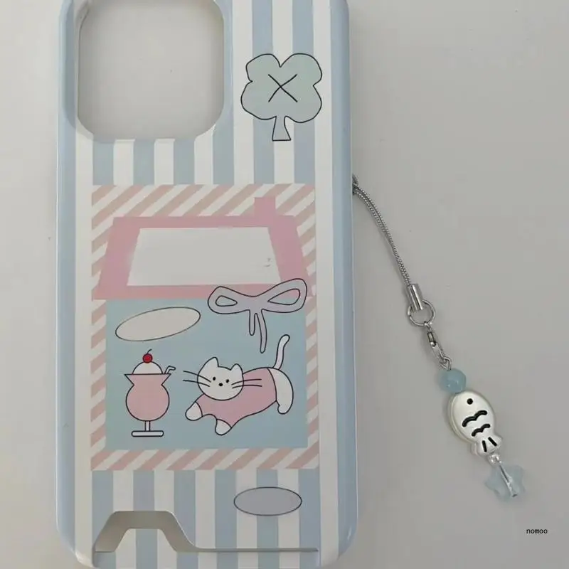 Модный кулон с рыбой подвеска для телефона уникальный брелок рыбой-луцианом