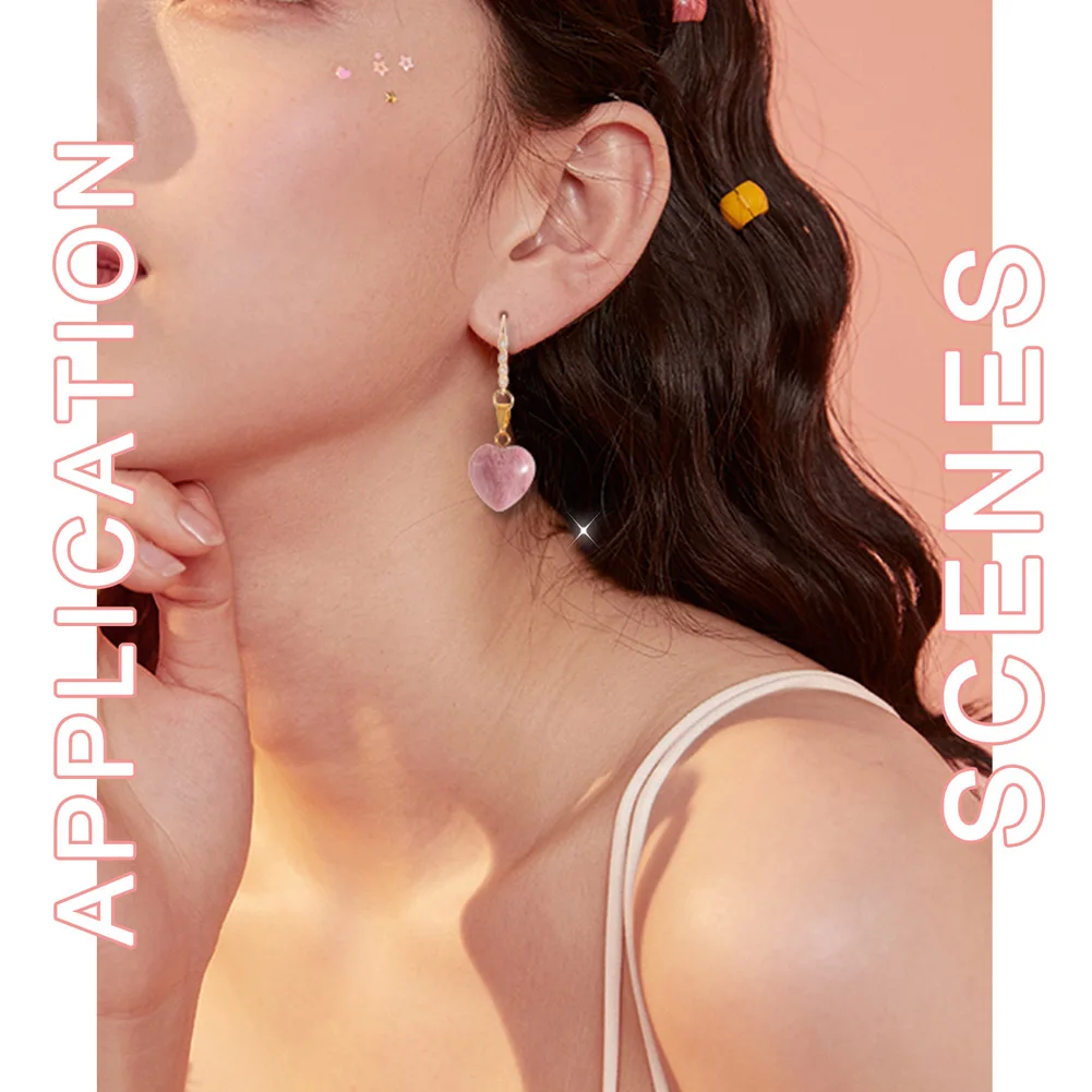 8 Pairs Brass Micro Pave Cubic Zirconia Earring Hooks Rhombus Teardrop Lighting Real 14K Gold Plated for Jewelry Making DIY