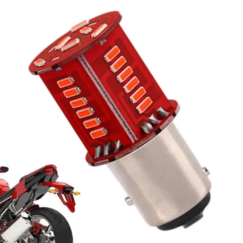 

LED Brake Motorcycle Light Bulb Safe Riding Cars Rear Warning Light Brake Lamp With High-Brightness Bulb Brake Stop Strobe Light