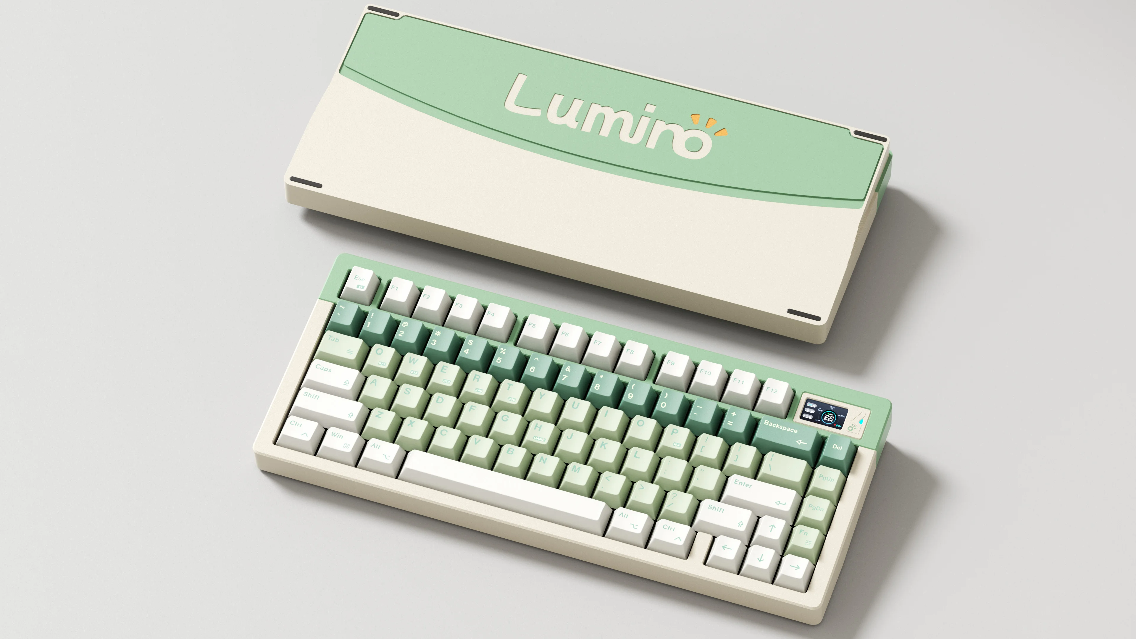 Клавиатура Luminkey Lumino75 три режима алюминиевая 75% ANSI/ISO Механическая игровая