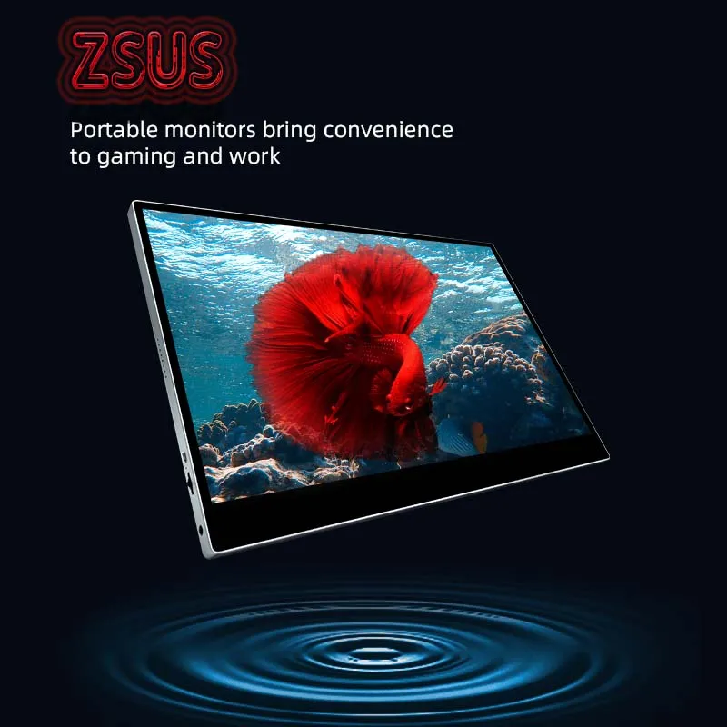 

Touch 15.6-inch 2560*1440 Portable Monitor 500cd / m² 144HZ 16: 9 For Laptop XBox PS4 / 5 Switch Cell Phone Computer Extension