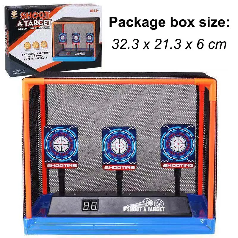 

Electronic Shooting Target for Nerf Guns Scoring Auto Reset Target for BoysTarget Practice with Light Sound Effect Gifts Toy Gun