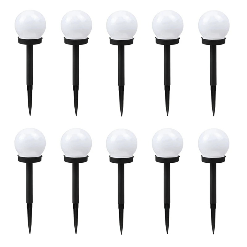

10Pack Waterproof LED Solar Power Outdoor Garden Path Light LED Solar Path Lights, Solar Walkway Lights
