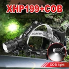 2022 новейшая модернизация XHP199 мощный яркий налобный фонарь 18650 мощный налобный фонарь XHP160 USB Перезаряжаемый налобный фонарь