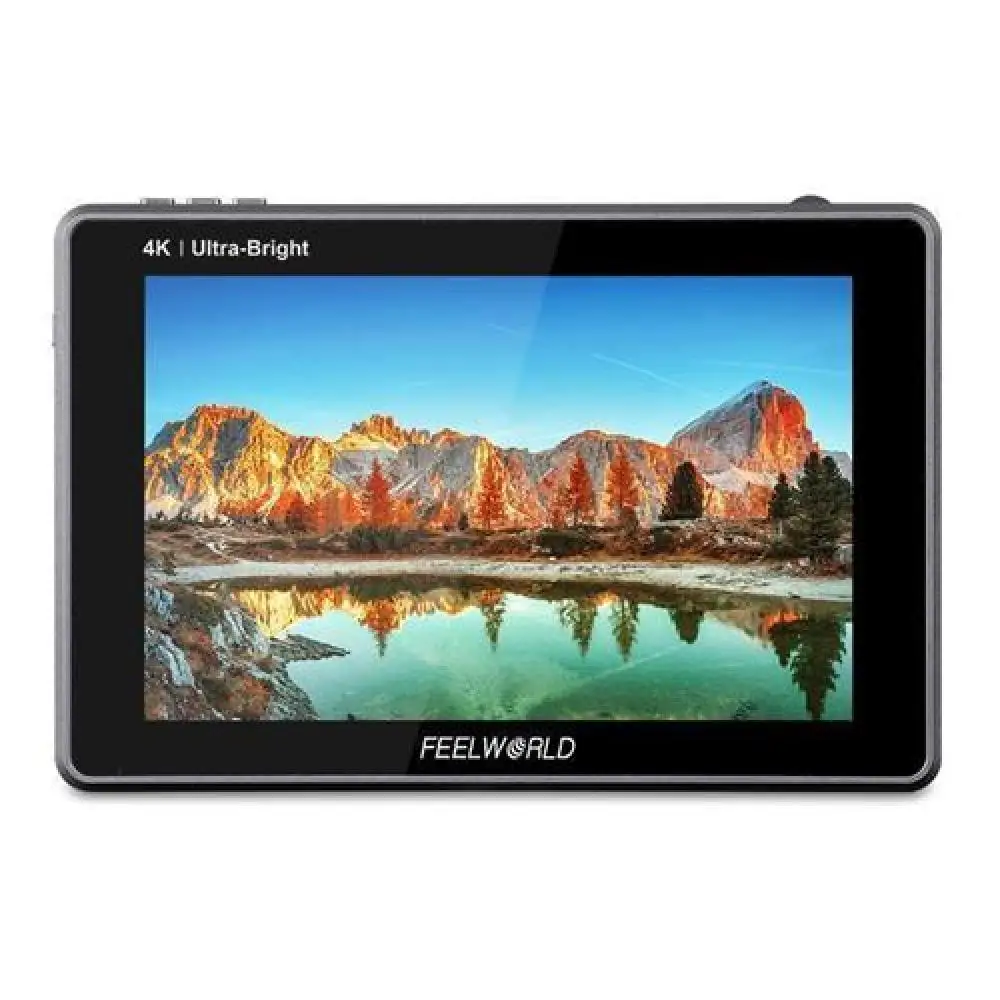 Фото FEELWORLD L7 7-дюймовый 4K HDMI 2200nit алюминиевый корпус монитора ввода/вывода 1920x1200 3D LUT сенсорный экран двойной F970 для DSLR №1