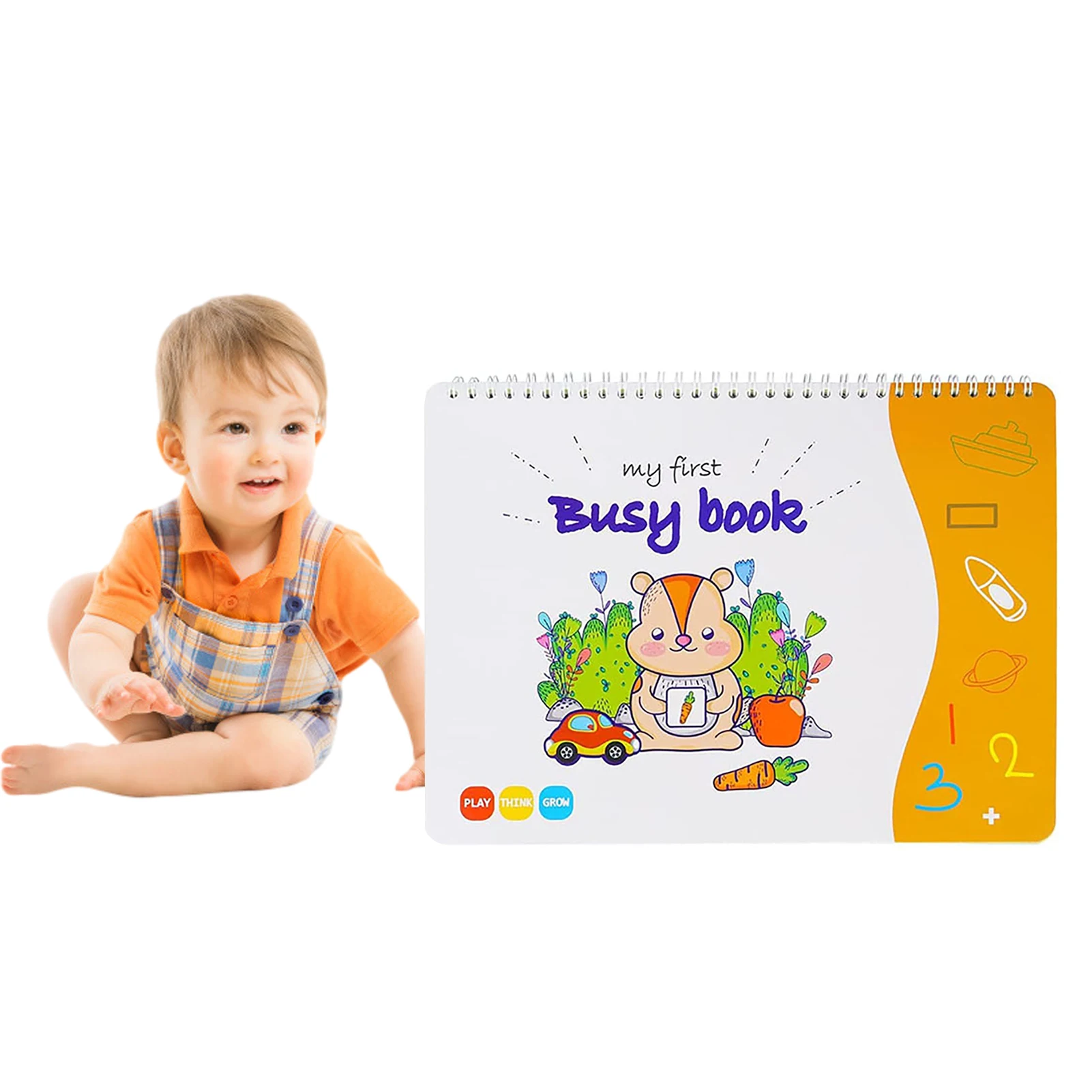 

Toddlers Busy Books Montessori Toddler Book 0-6 Educational Preschool Children Activity Books Baby Learning Interactive Book