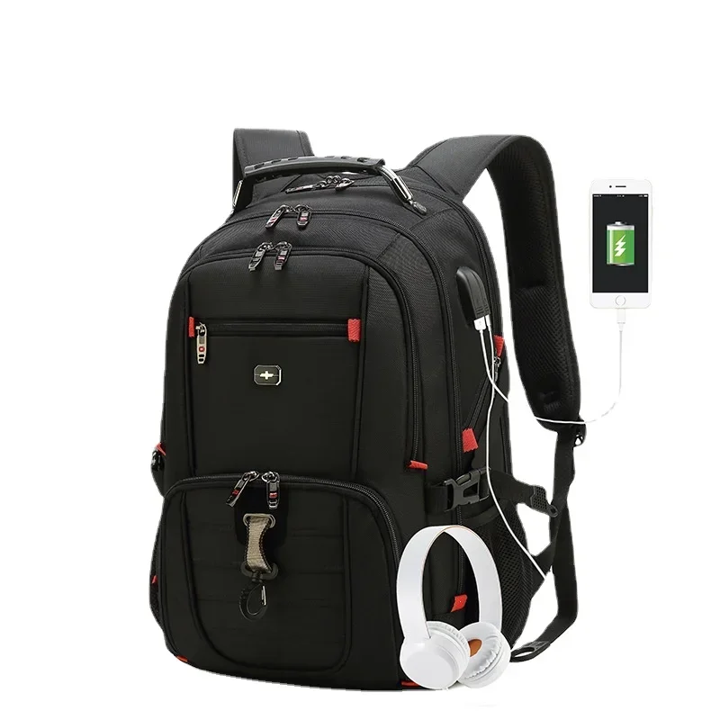 Фото 2025 Plecak Bag Мужской Mochila USB-зарядка Противоугонный рюкзак Путешествия Rugzak 16 18 20 23 дюймов Ноутбук Мужской Водонепроницаемый Antirrobo №5