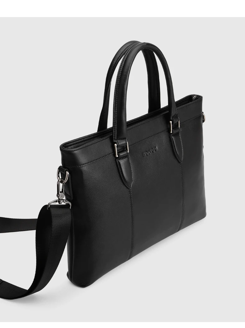 Bag Men 'S Handbag Business Casual Briefcase First Layer Cowhide Messenger Bag Computer Bag Tide Luxury Bag