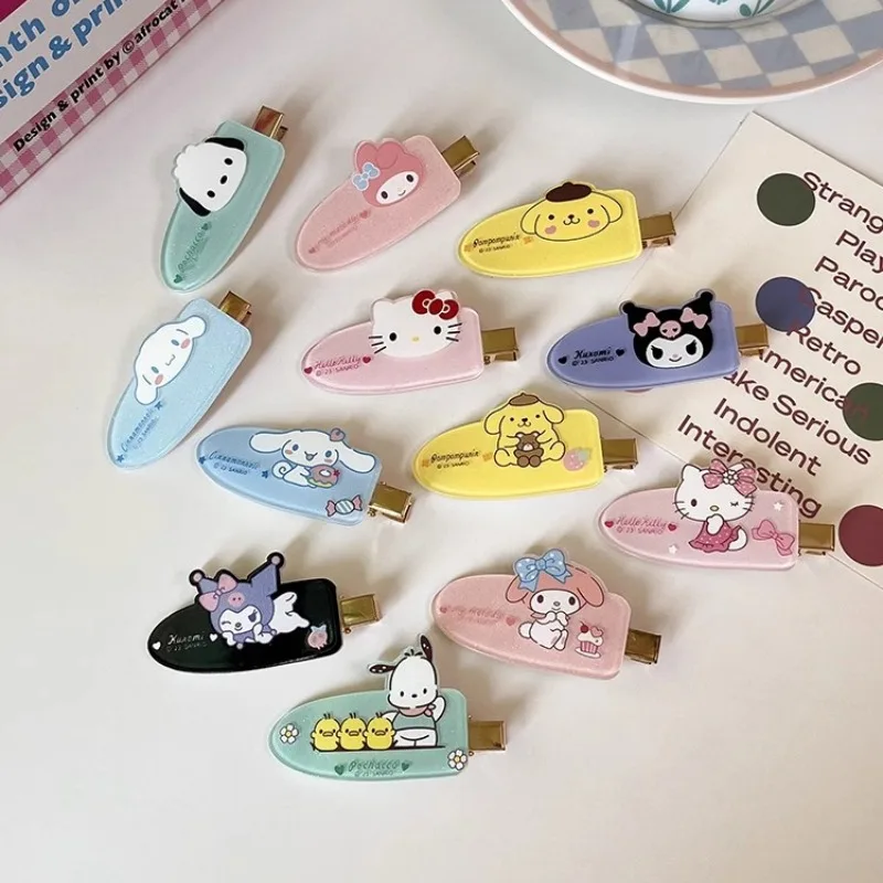 6 шт. набор заколок для волос Sanrio Hello Kitty милые аниме-мультяшные Куроми модные