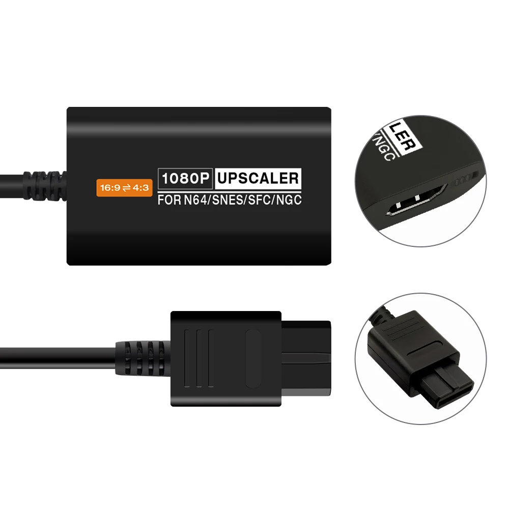 16/9 4/3 HDMI-совместимый конвертер Ретро игровая консоль 1080P адаптер подходит для