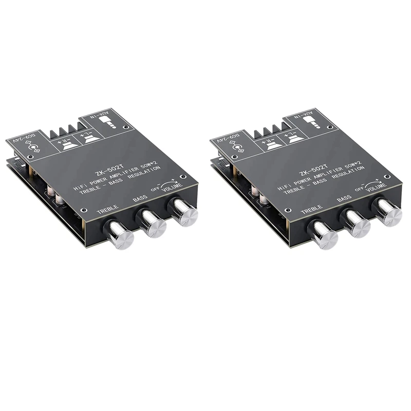 

2X Dual Channel TPA3116 D2 Bluetooth 5.0 Subwoofer Board High Power Audio Stereo Amplifier Board 2X50W Bass AMP