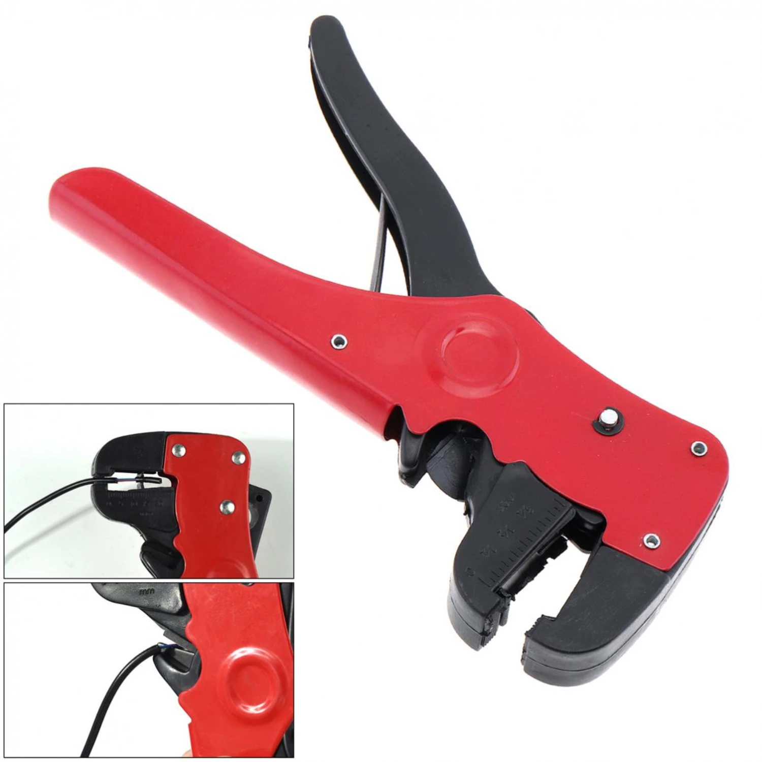 Efficient Convenient and Portable Multifunctional Plastic Steel Duckbill Wire Strippers - Handy Spring Reset Cable Crimper Cut