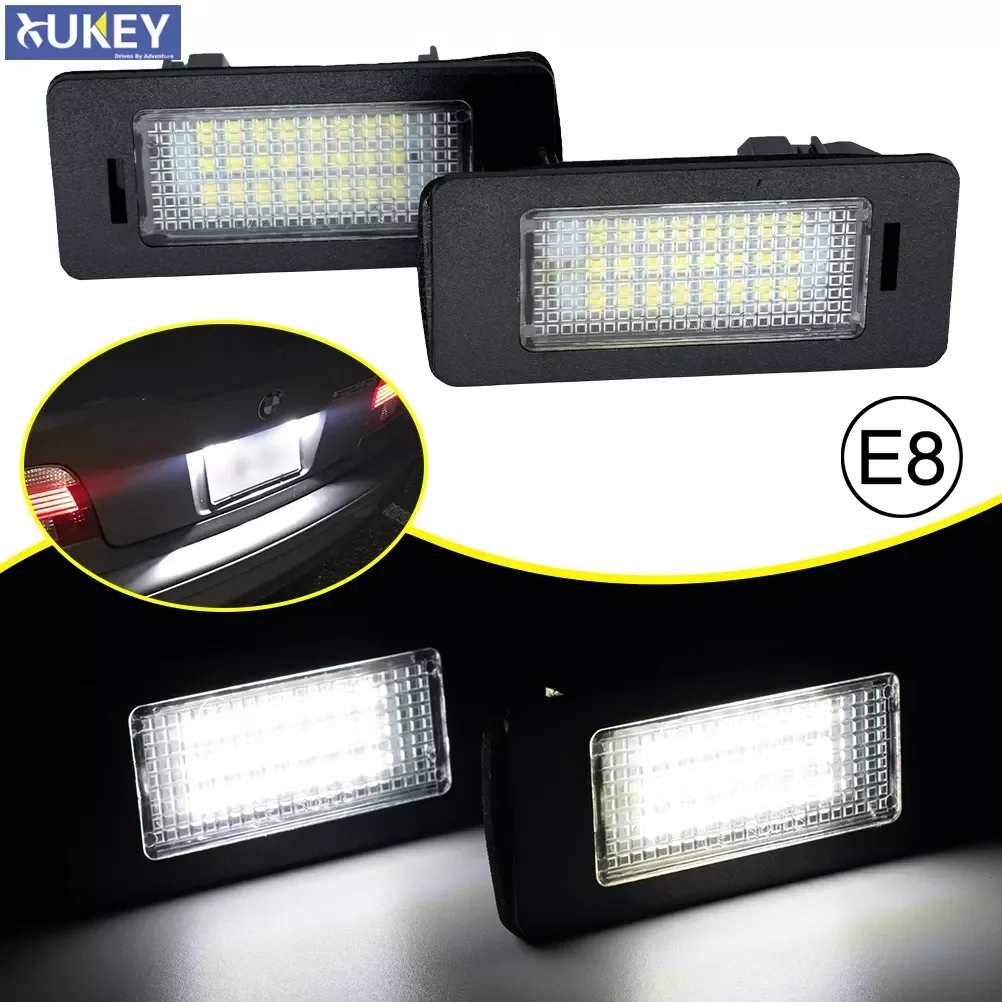 

2x Canbus Led Number Plate HID White Rear Tag License Plate Light Lamp For BMW E39 M5 E70 E71 X5 X6 E60 M5 E90 E92 E93 M3