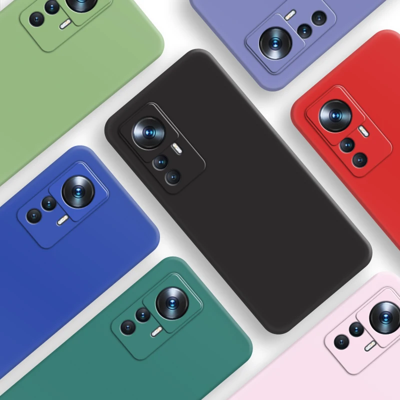 Чехол для Xiaomi 12T Pro чехол 12 12X 12S новый оригинальный противоударный из жидкого