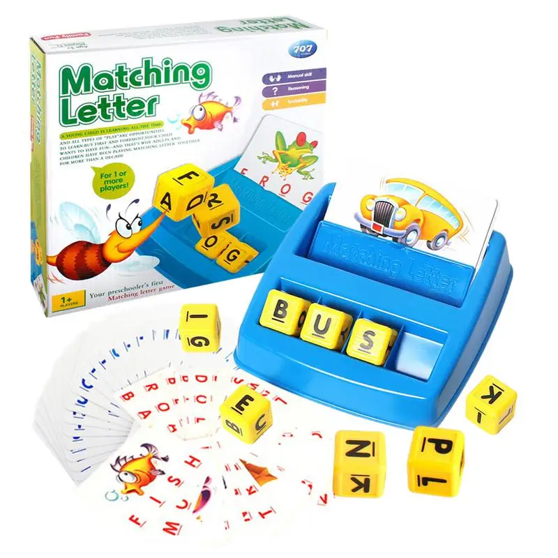 

Matching Letter Game Toy For Kids Preschool Kindergarten Learning Activities Word Builders Word Builders For Kids Learning