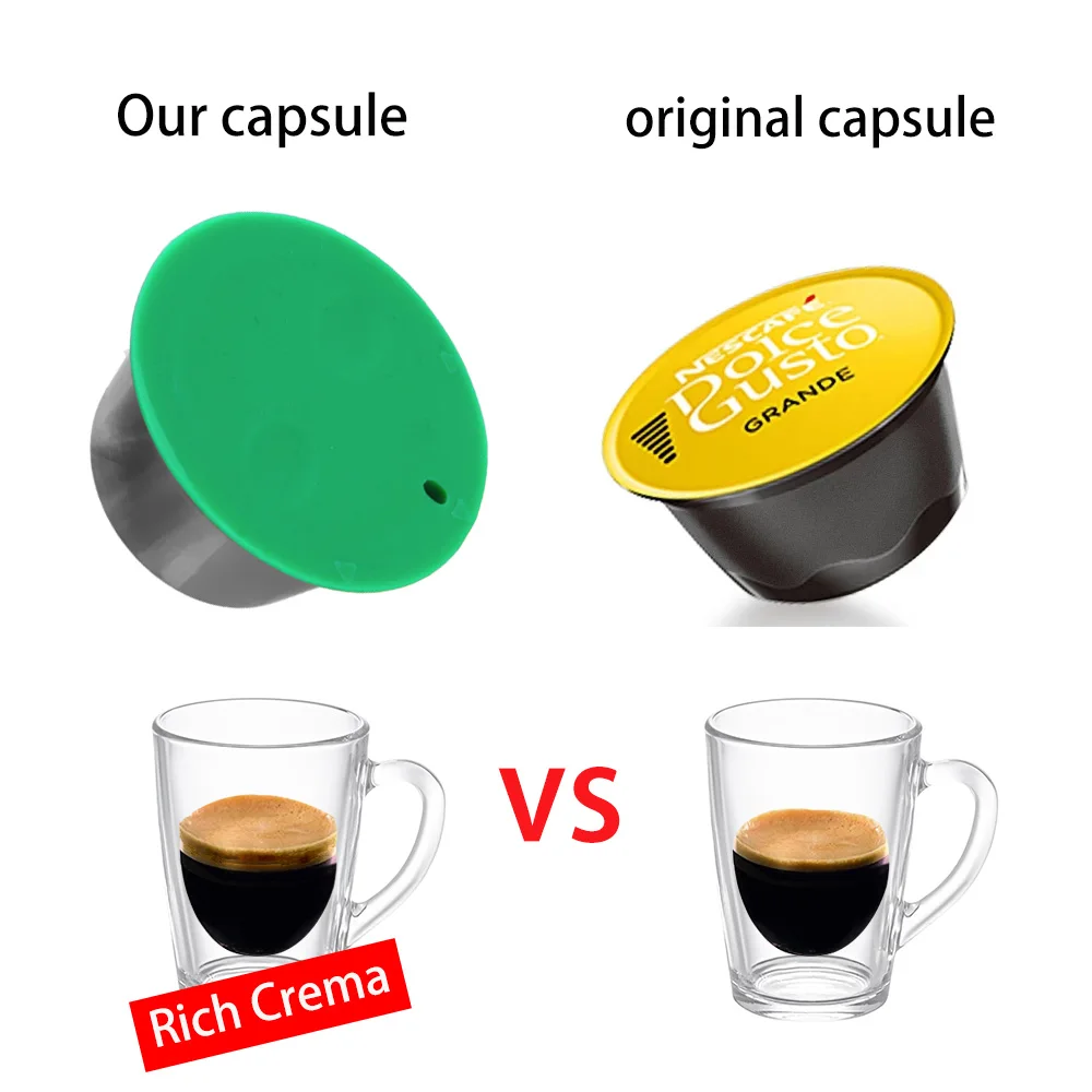Многоразовая Кофейная Капсула Из Нержавеющей Стали Для Dolce Gusto