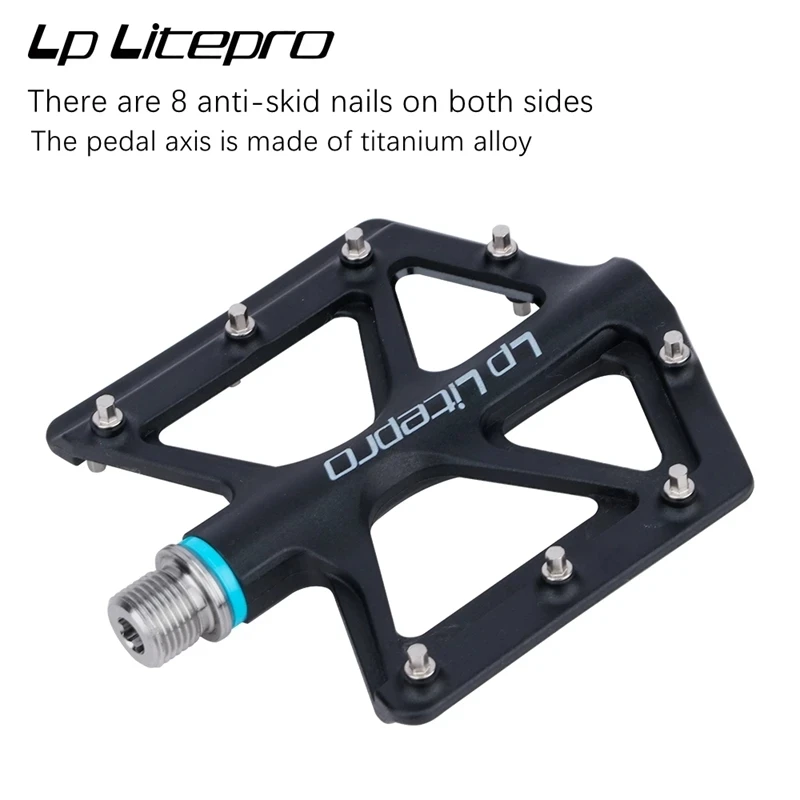 Педаль велосипедная Litepro 170 г из титанового сплава нейлона |