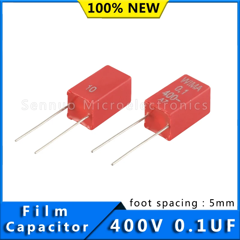 5/10pcs New German WIMA Film Capacitor MKS2 400V 0.1UF 104 Pitch 5mm Audio Infinity MKS2G031001K00KSSD |