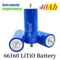 100 2022 original real capacity yinlong 66160 2 3v 40ah lithium titanate lto battery cell for car audio solar energy syste