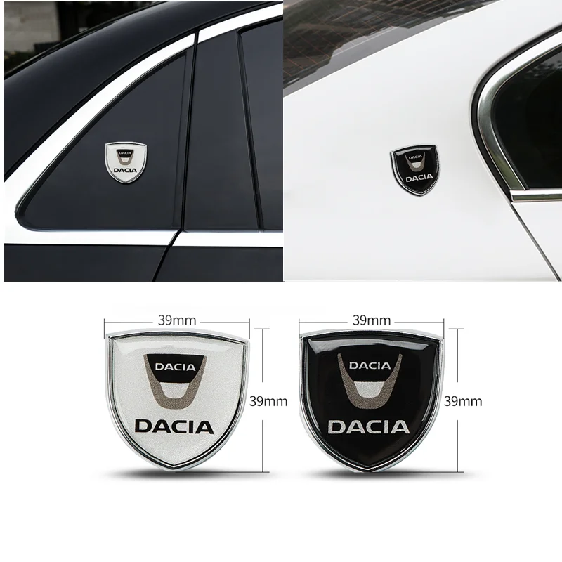 

Car Accessories 3D Fender Trunk Emblem Badge Decal Body Sticker For Dacia Lodgy 2 Mcv Sandero Duster Logan Sandero
