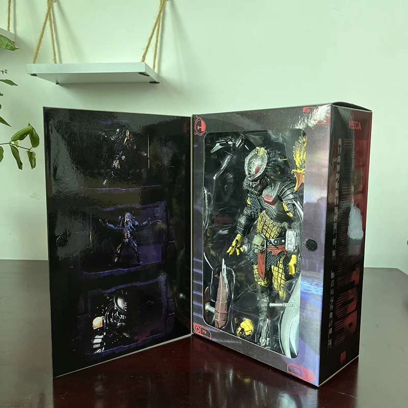 

Original NECA Predator Concrete Jungle SCARFACE Elder Predators Clan Leader Warrior Chief Action Figure Model Toys Room Decor