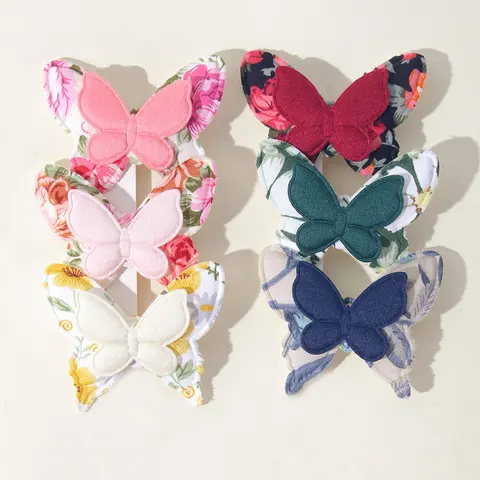 Блестящие заколки-бабочки CUTE BOWS для девочек