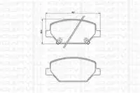 

7010095 for ten brake pad 17 inc INSIGNIA B 17 inc INSIGNIA B