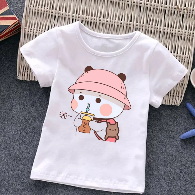 Hot Sale Children T-shirt for Boys/girls Cute Funny Bear Cartoon Kids Clothes Birthday Gifts for Children Summer Tops ,Drop Ship
