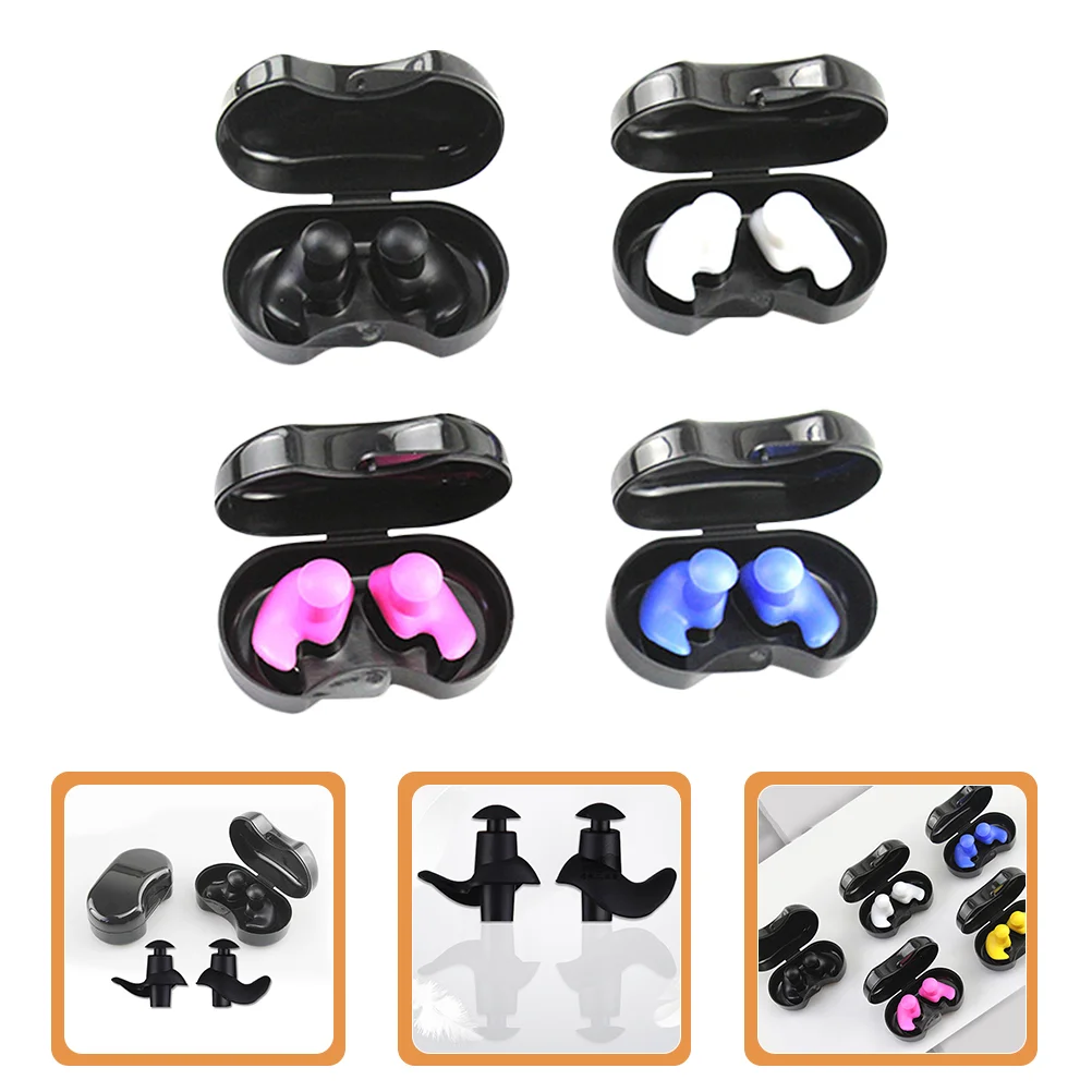 

Ear Swimming Plugs Earplugsadult Plug Kids Silicone Reusable Swim Underwater Cancelling Kid Waterproof Noise Putty Protection