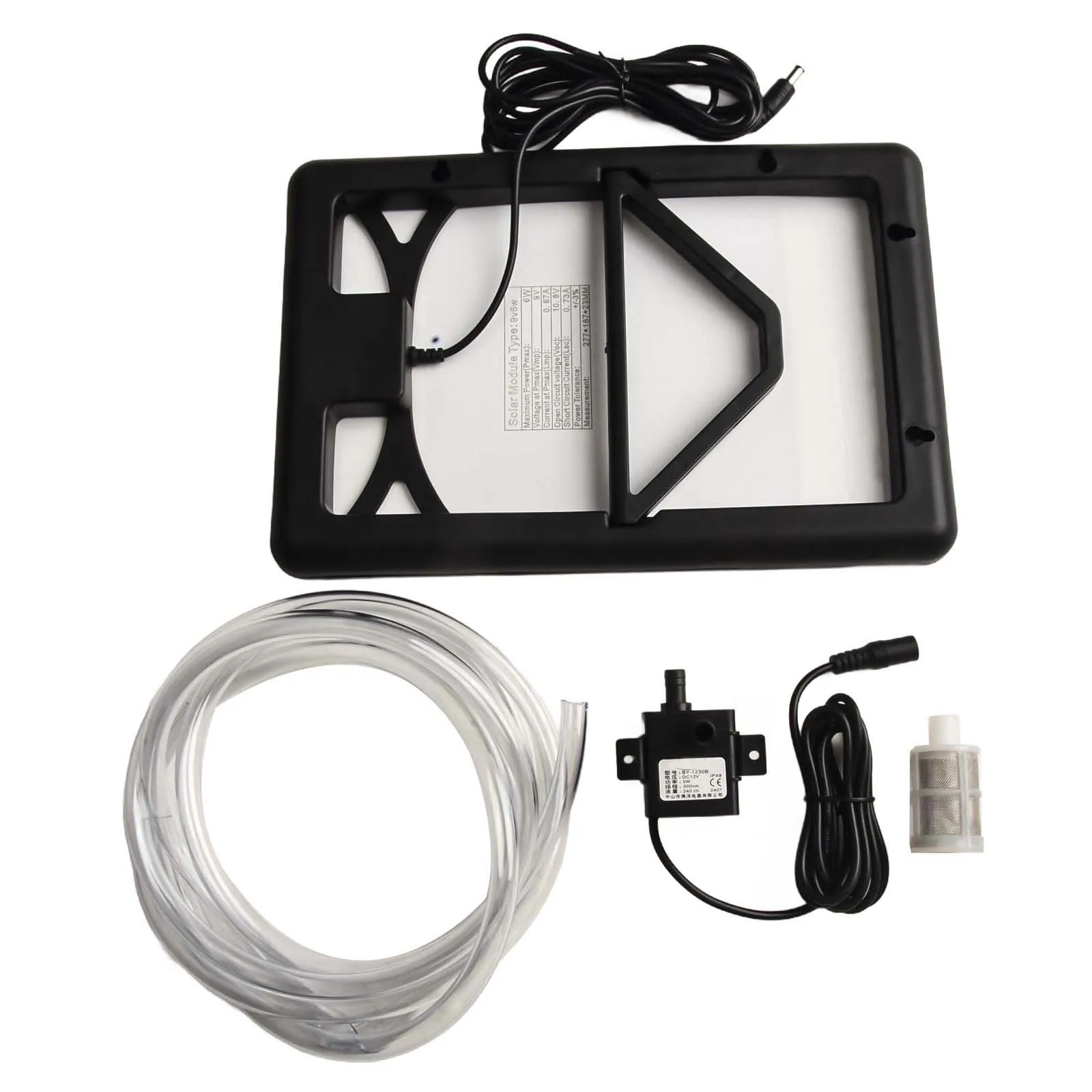 Кислородный насос с солнечной панелью 12 В Циркулирующие пруд рыбой кислородный