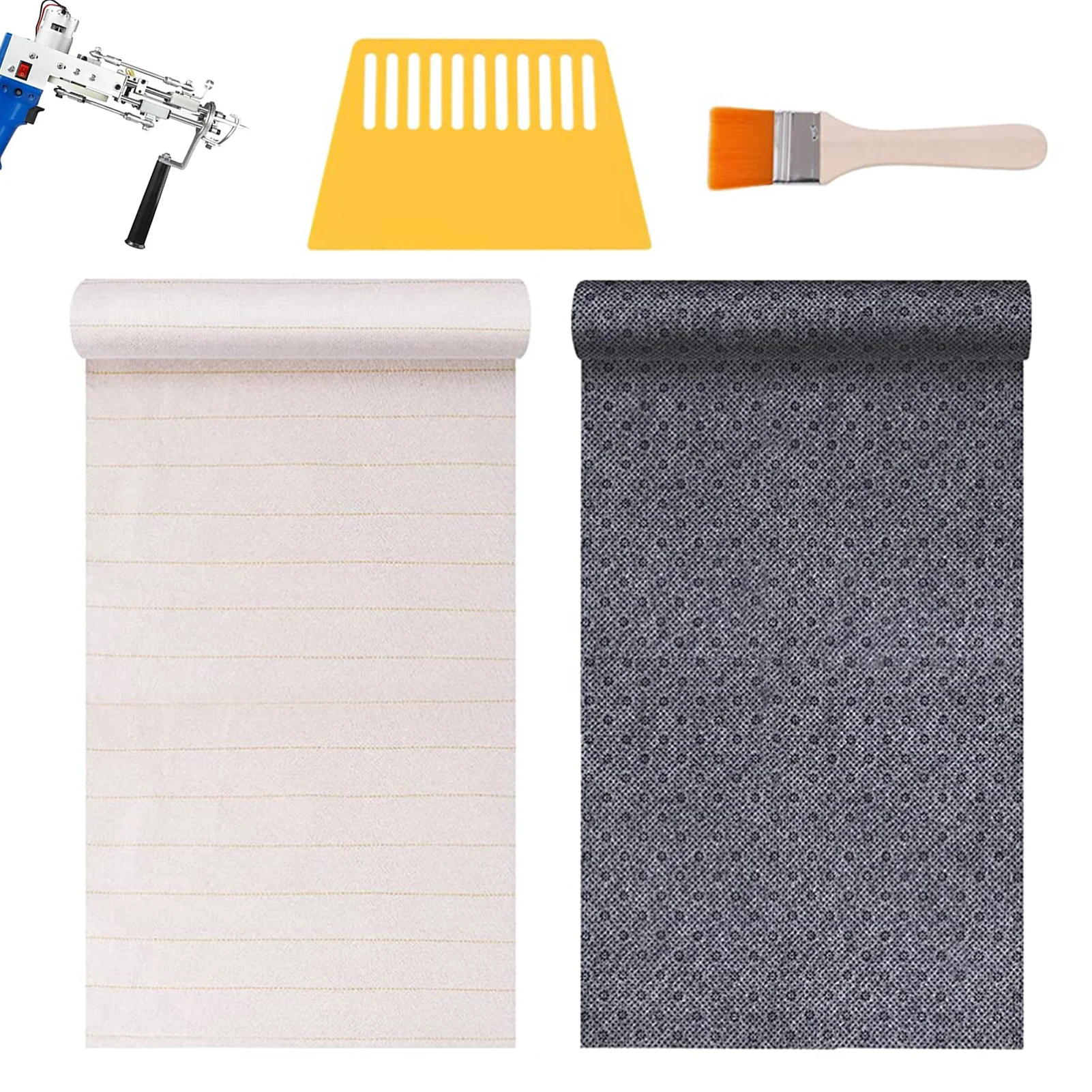 

Нескользящая подложка, первичная ткань с отмеченными линиями, скребок для кистей, противоскользящая Подложка для вышивки