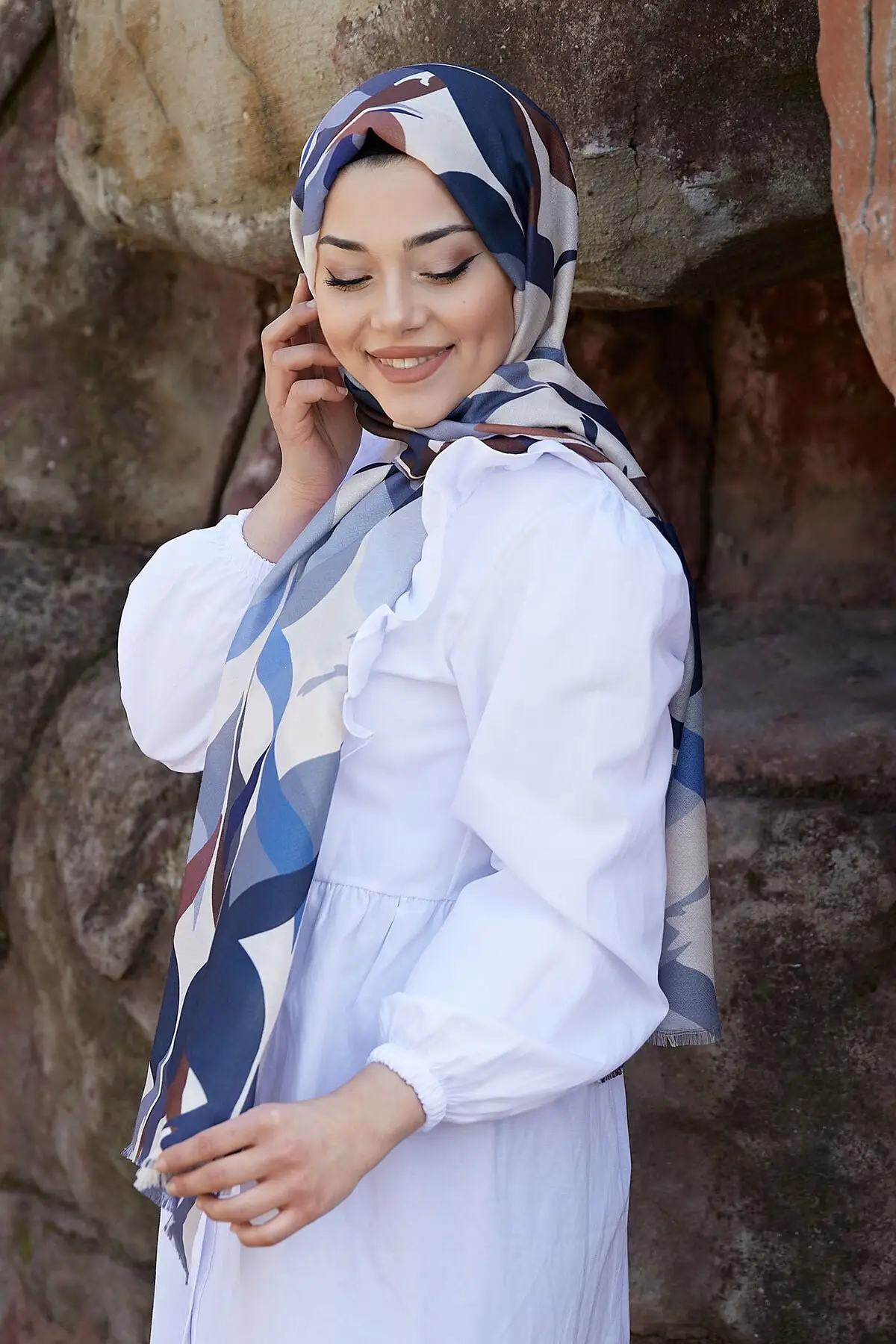 

Digital Printed Cotton Scarf Women 2021 Fashion Hijab