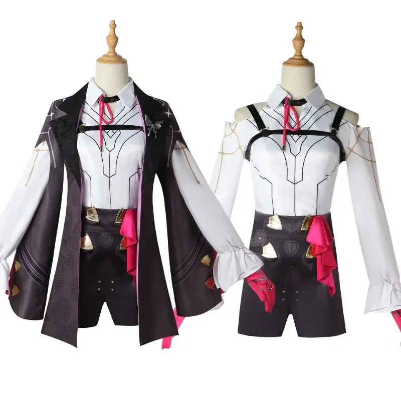 

Kafka Cosplay Anime Game Honkai: Star Rail Costume Sweet Lovely Combat Uniform Women Halloween Party Role Play Clothing Outfit