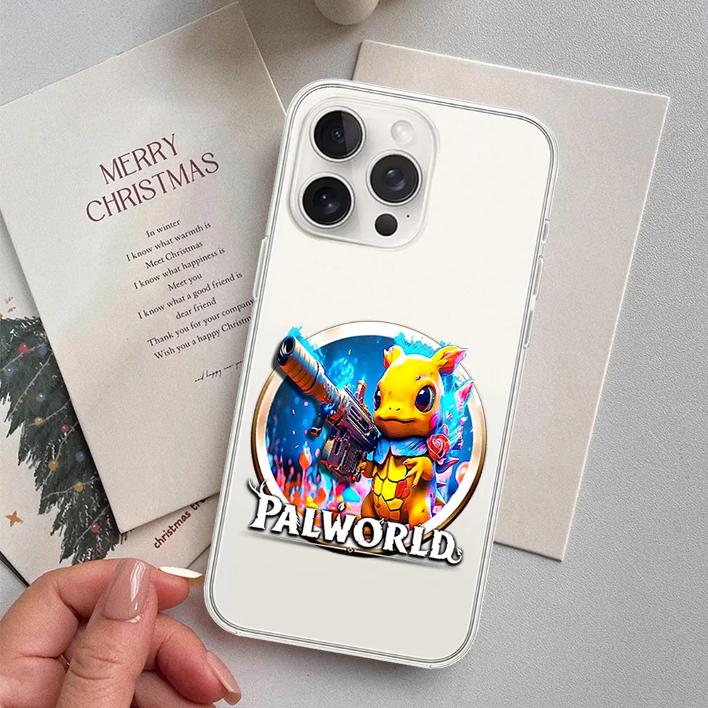 Game P-PalworldS For Samsung Galaxy S23 S22 S21 S20 Plus Lite Ultra Transparent Shell