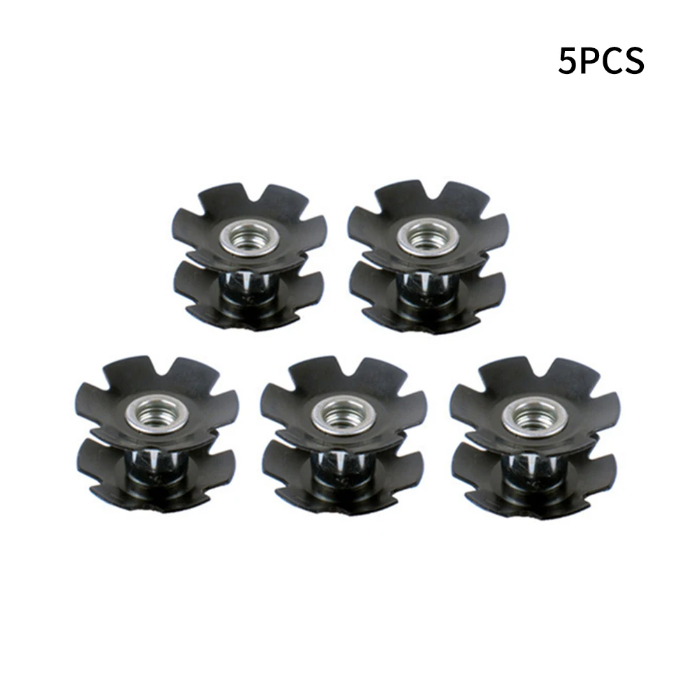 

5pcs Bicycle Carbon Fiber Sunflower Core Fork Screw Headset For MTB Universal Front Fork Hanging Heart Set Flower Heart Plum