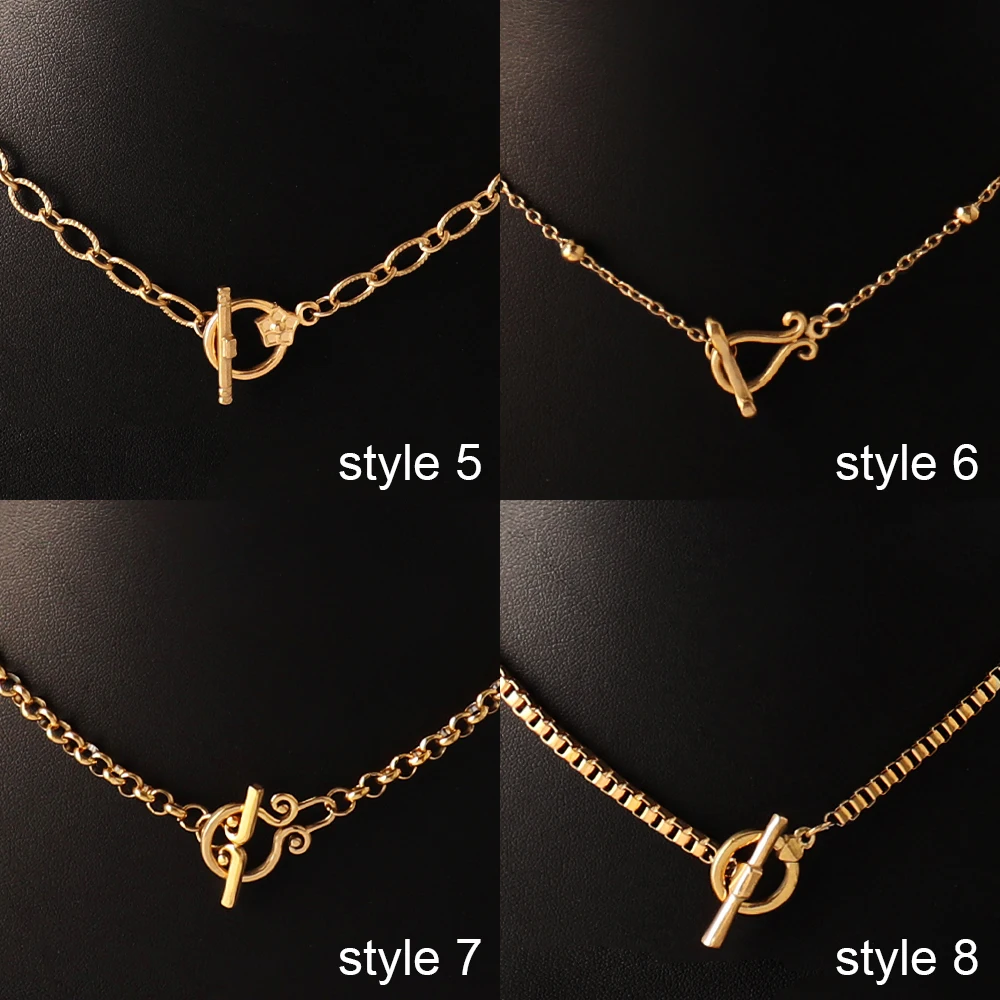 Массивное ожерелье ожерелья-чокеры из нержавеющей стали для женщин колье-чокер с