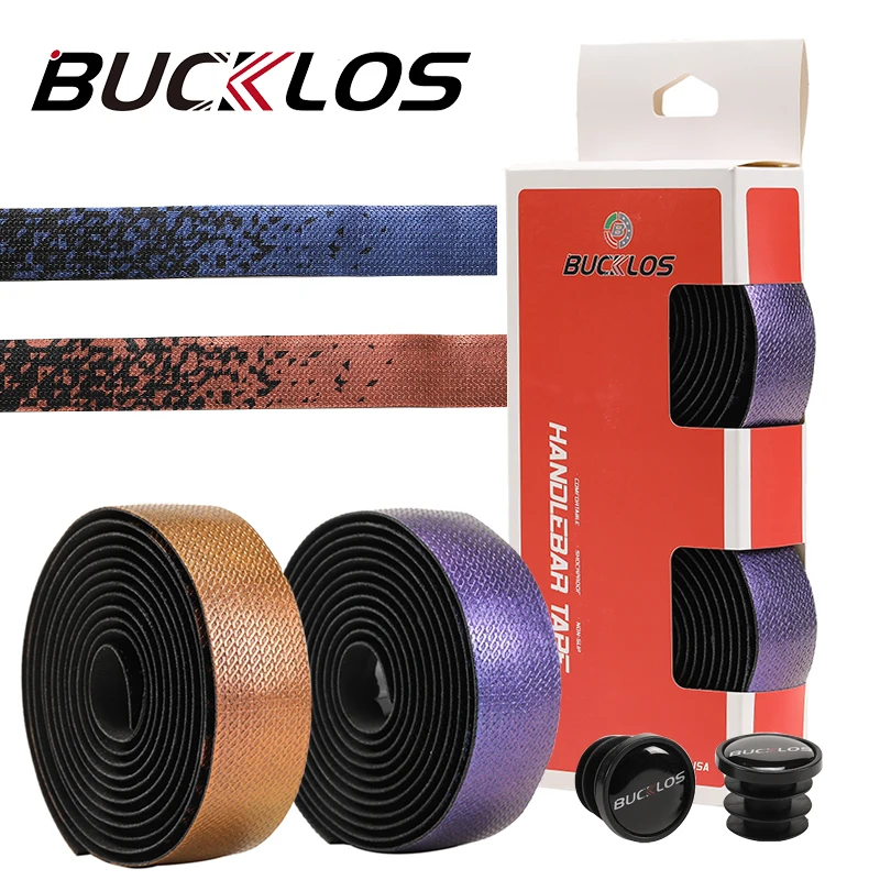 

Лента для руля велосипеда с градиентом BUCKLOS, профессиональная клейкая лента для руля дорожного велосипеда, аксессуары для езды на велосипеде