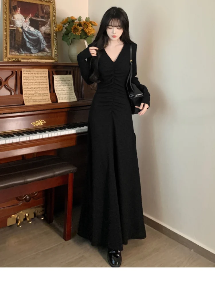 Рисунок 4 - Осенне-зимнее Модное Длинное Платье