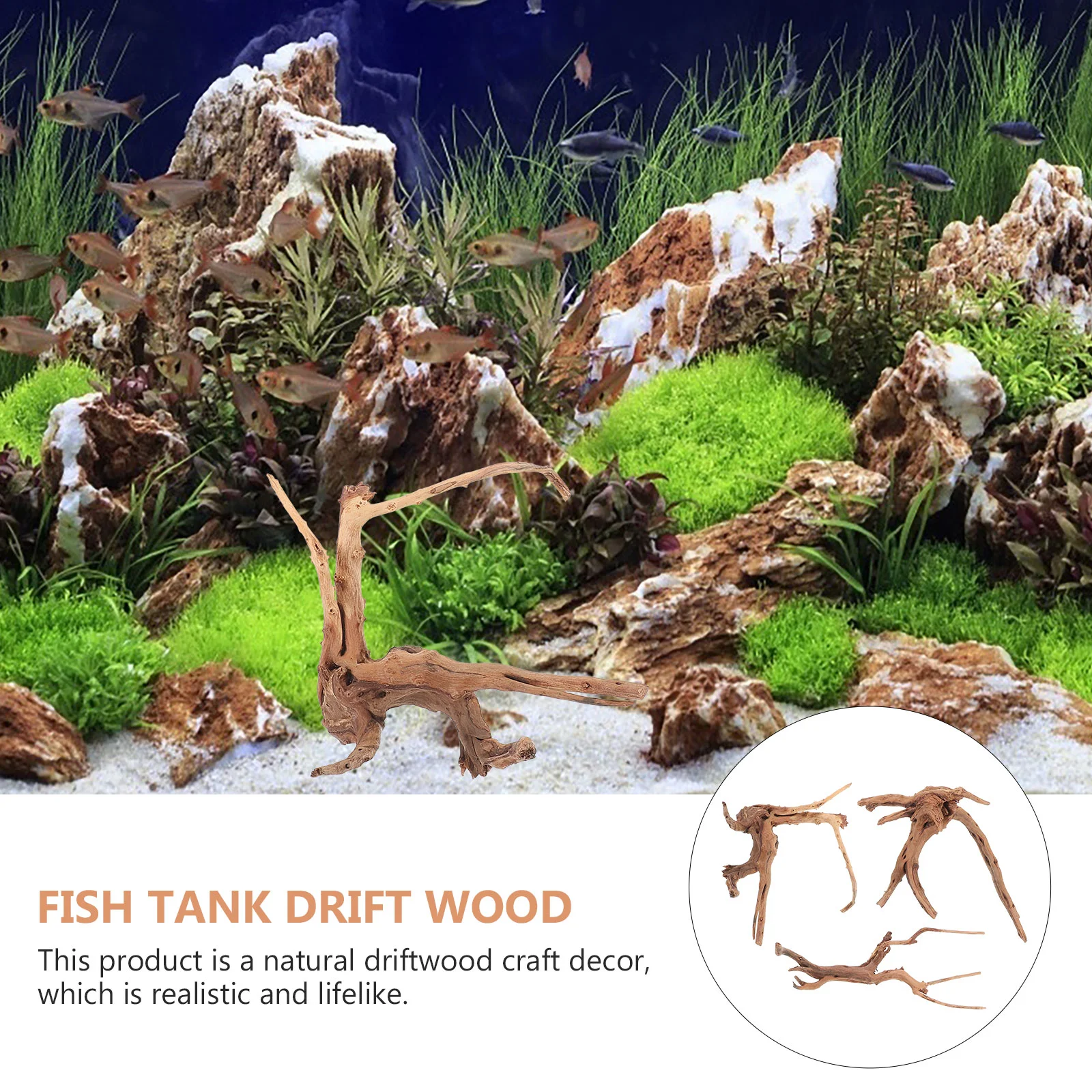 3 шт. аквариумы ландшафтный дизайн затонувшее дерево коряги подводные поделки