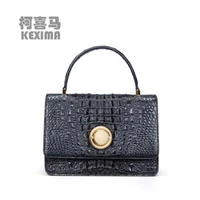 kexima gete 2022 new thai crocodile leather bag for ladies bag cross body single shoulder bag handbag small square bag flap