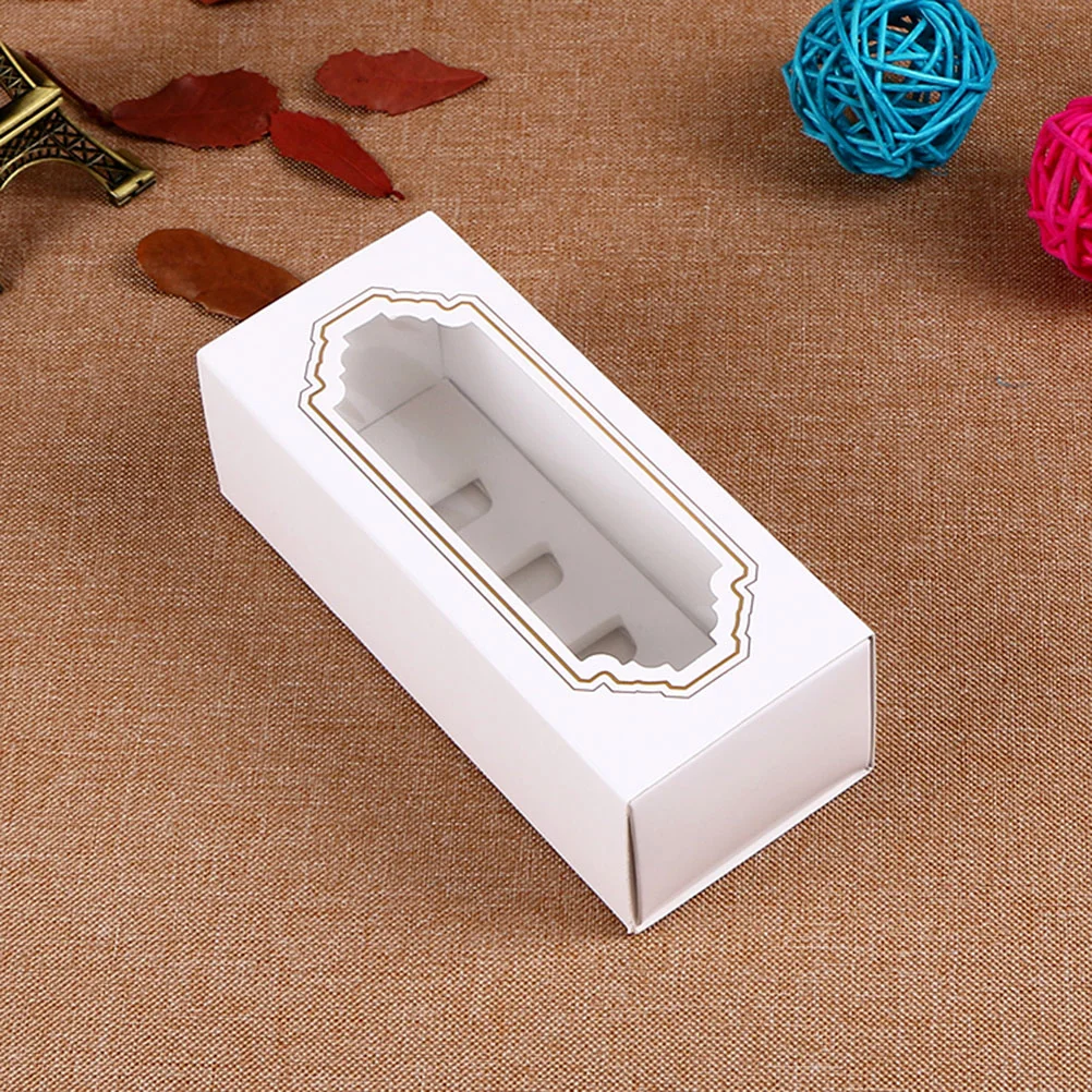 

30PCS Macaron Box White Macaron Container Macaron Cake Box Packaging Boxes Donut Boxes Macaron Favor Boxes