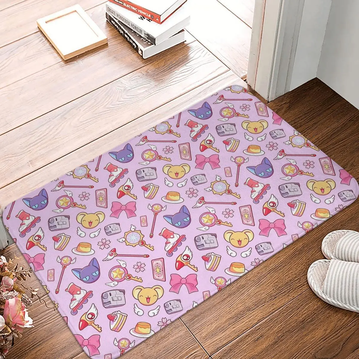 

Card Captor KINOMOTO SAKURA Anime Bedroom Mat K Doormat Kitchen Carpet Entrance Door Rug Home Decoration