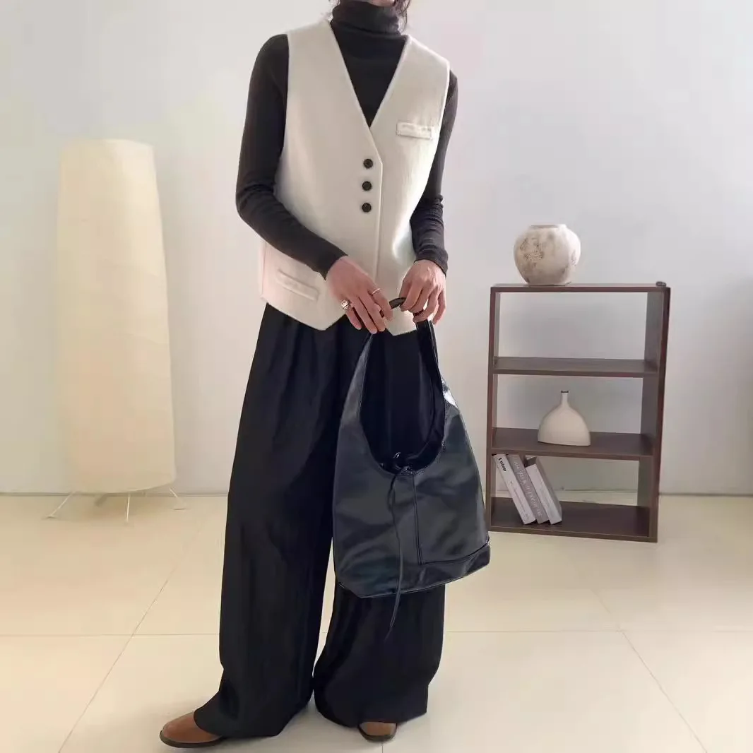 Осень/зима 2023 новое двустороннее кашемировое пальто из флиса яка высокого