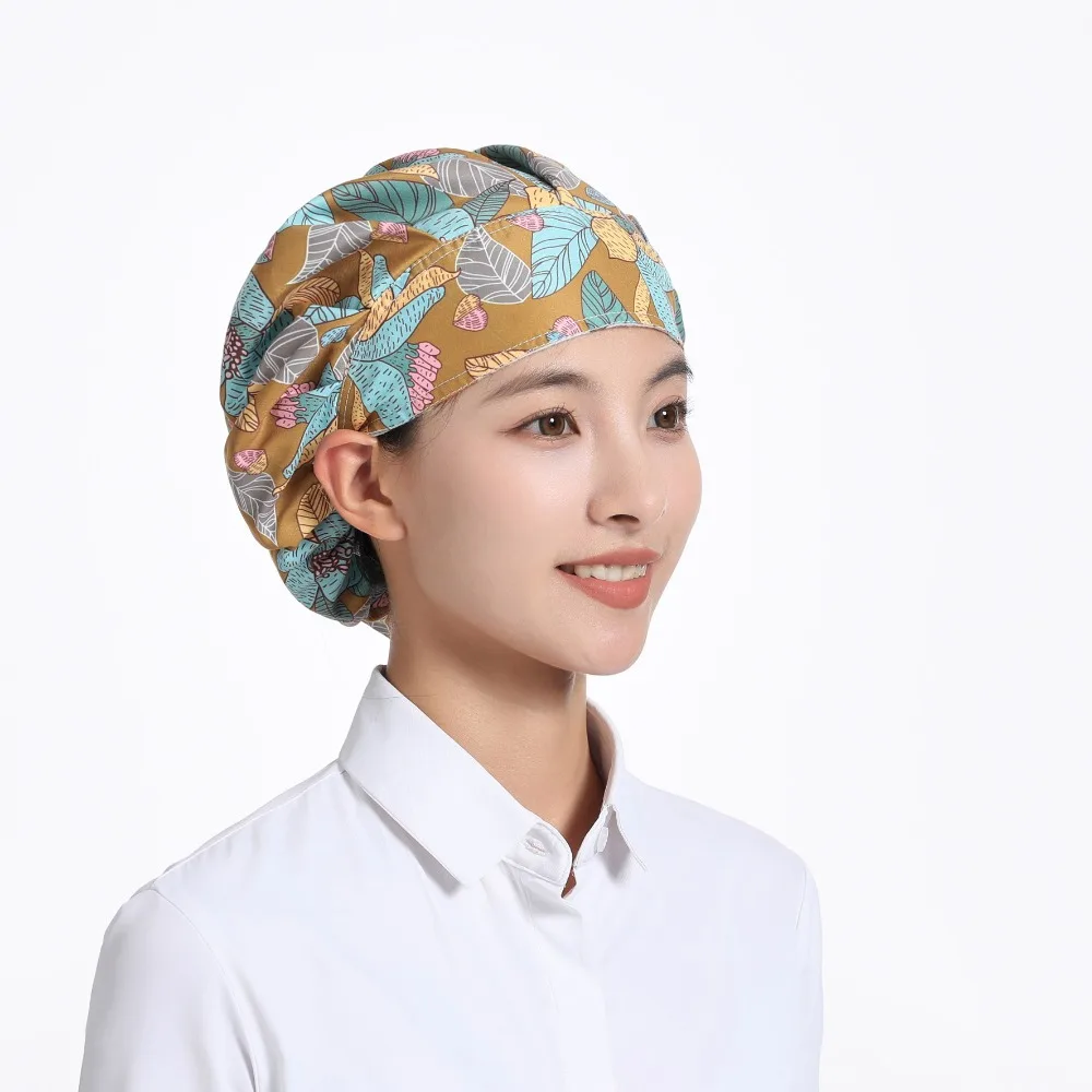 Регулируемая шляпа для шеф-повара дышащая с защитой от жира и пыли