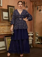 toleen women elegant large plus size maxi dress 2022 slim matching oversized long evening party muslim turkish festival clothing