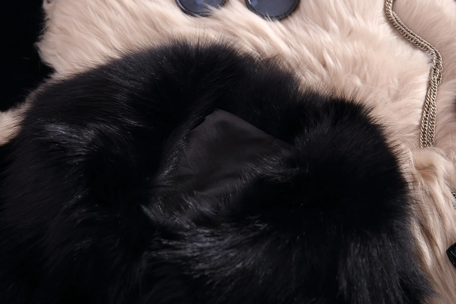 Women's Leather Fur Coat Fashion Casual Short Imitation Fox Fur Imitation Fur Jacket Women Faux Fur Coat