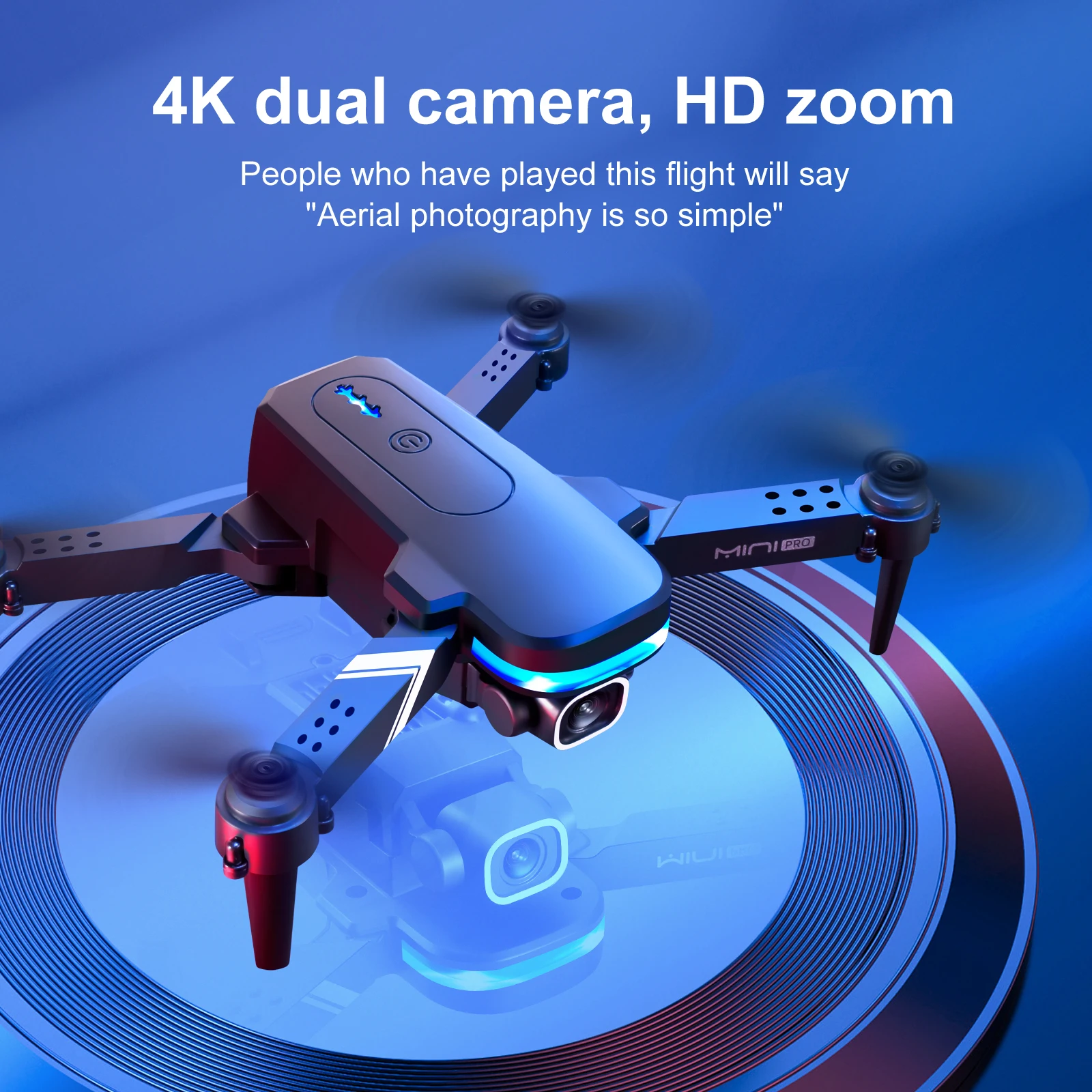 Drone 4k Professional  Boy's Toy Fpv Drone rc Aircraft Camera hd 4krc Quadcopter Mini Drone 4k hd Cameraelicopteros a Control enlarge