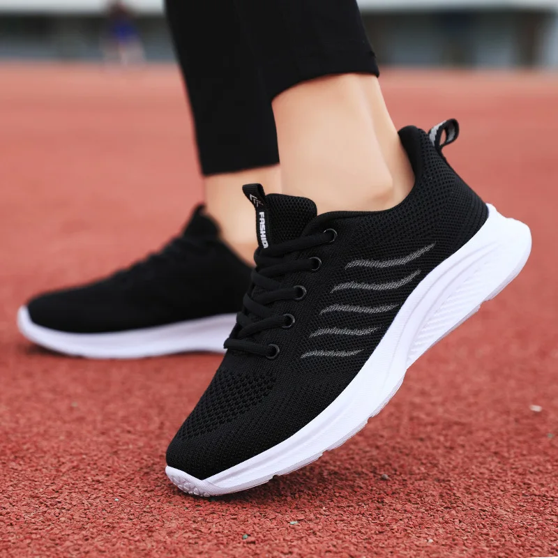 Running Shoes Women's Shoes Leisure Net Shoes Spring and Summer 2023 Spring and Autumn Sports Shoes Lightweight Soft Soled Shoes