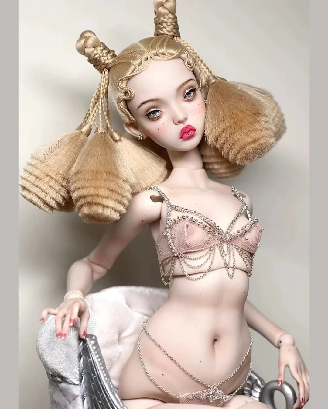 2024 слегка толстая девушка sd кукла neue bjd Puppe 1/4-филлиis Harz Modell Spielzeug Gelenk puppe точечный