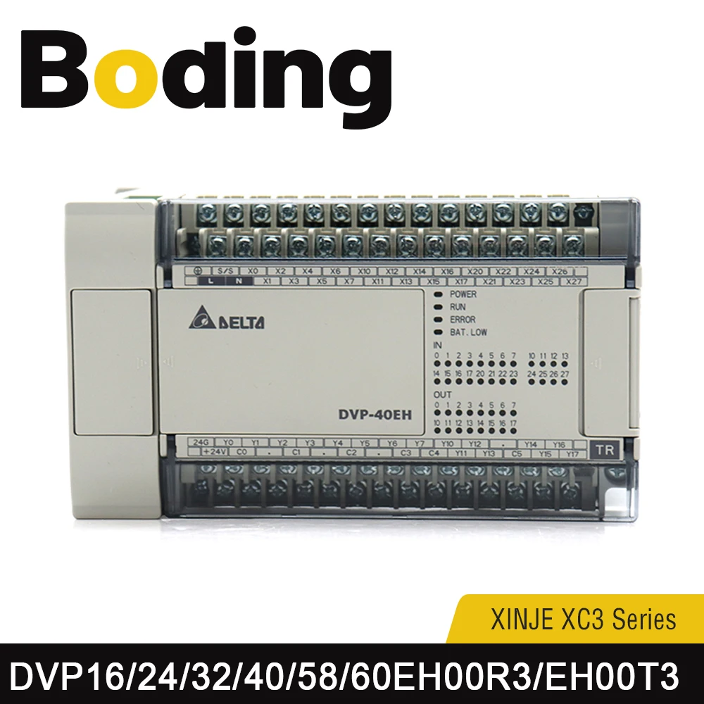 

Boding XINJE XC3 Series XC3-24R-E XC3-24T-E XC3-24RT-E XC3-24R-C XC3-24T-C PLC Controller Module